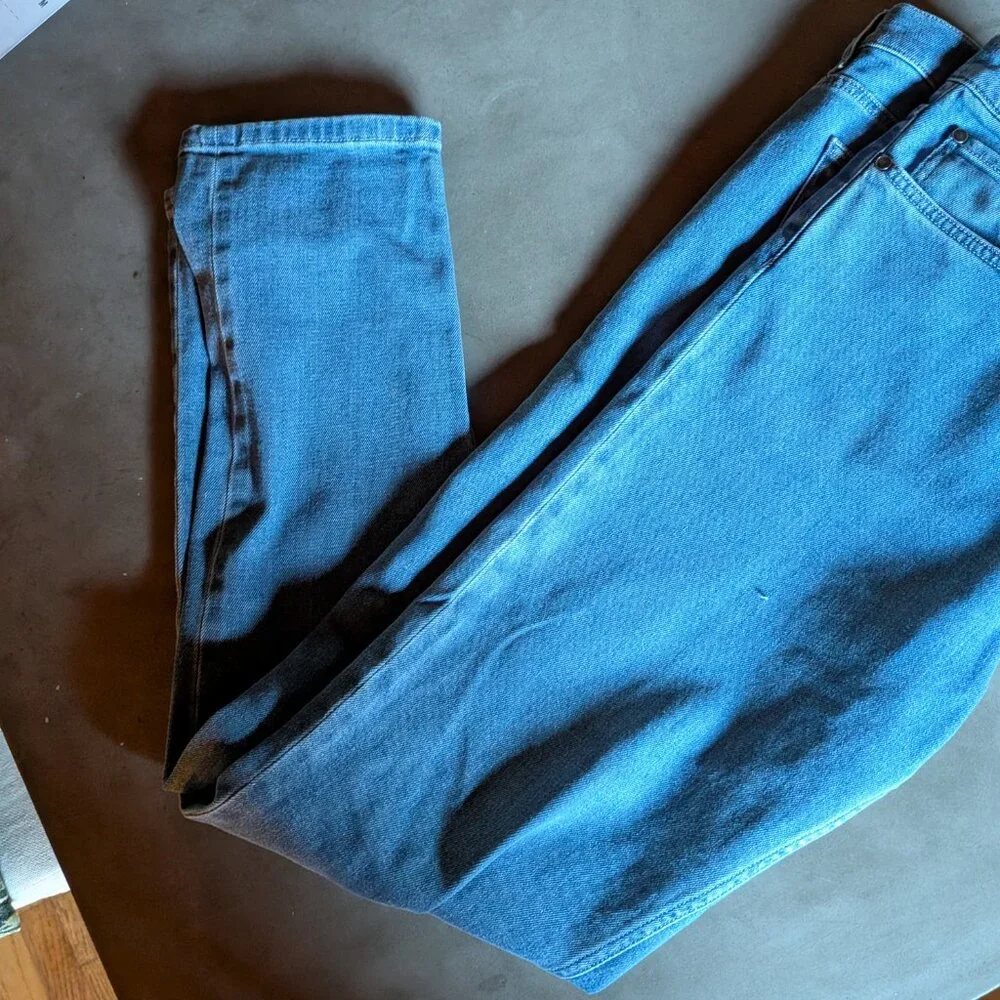Octobre Éditions Avi Men’s Button-Fly Straight Leg Jeans - Size 34
